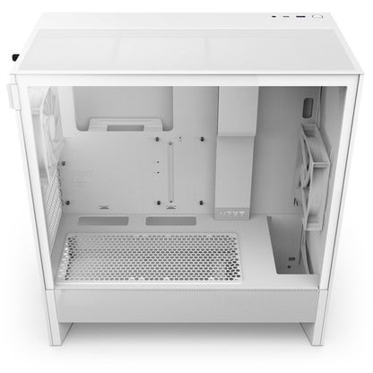 Caixa de Computador Nzxt H Série H5 Flow / CC-H52FW-01 branco - imagem 9
