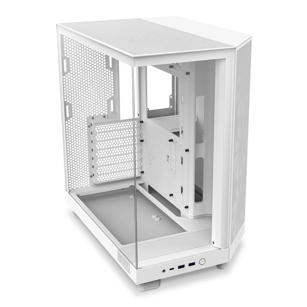 Caixa de Computador Nzxt H6 Flow / CC-H61FW-01 branco - imagem 5
