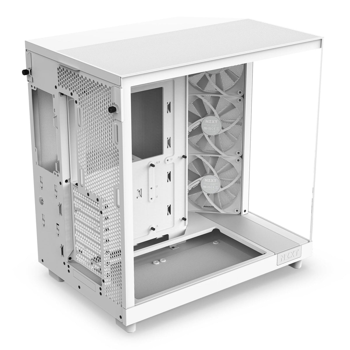 Caixa de Computador Nzxt H6 Flow / CC-H61FW-01 branco - imagem 6