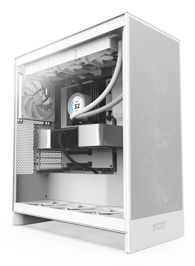 Caixa de Computador Nzxt H Série H7 Flow / CM-H72FW-01 branco