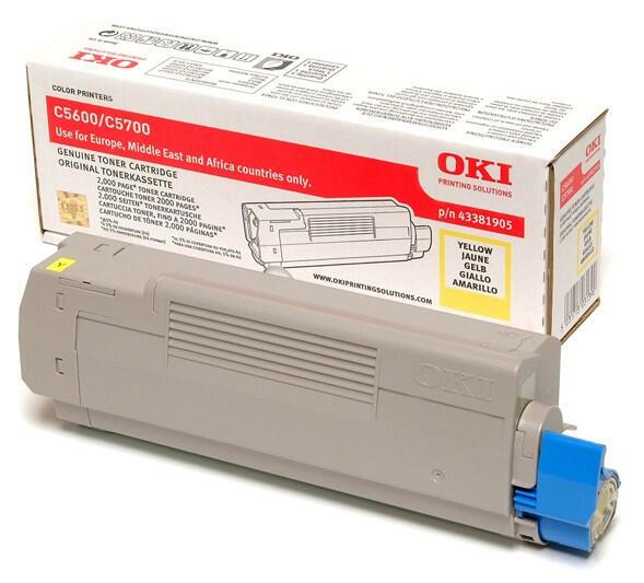 OKI Toner 43381905 amarelo Standard