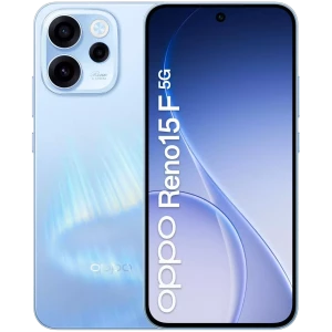 Oppo Reno15 F 5G 256GB Aurora Blue 6.57" Display 8GB RAM Qualcomm Snapdragon 6 Gen 1
