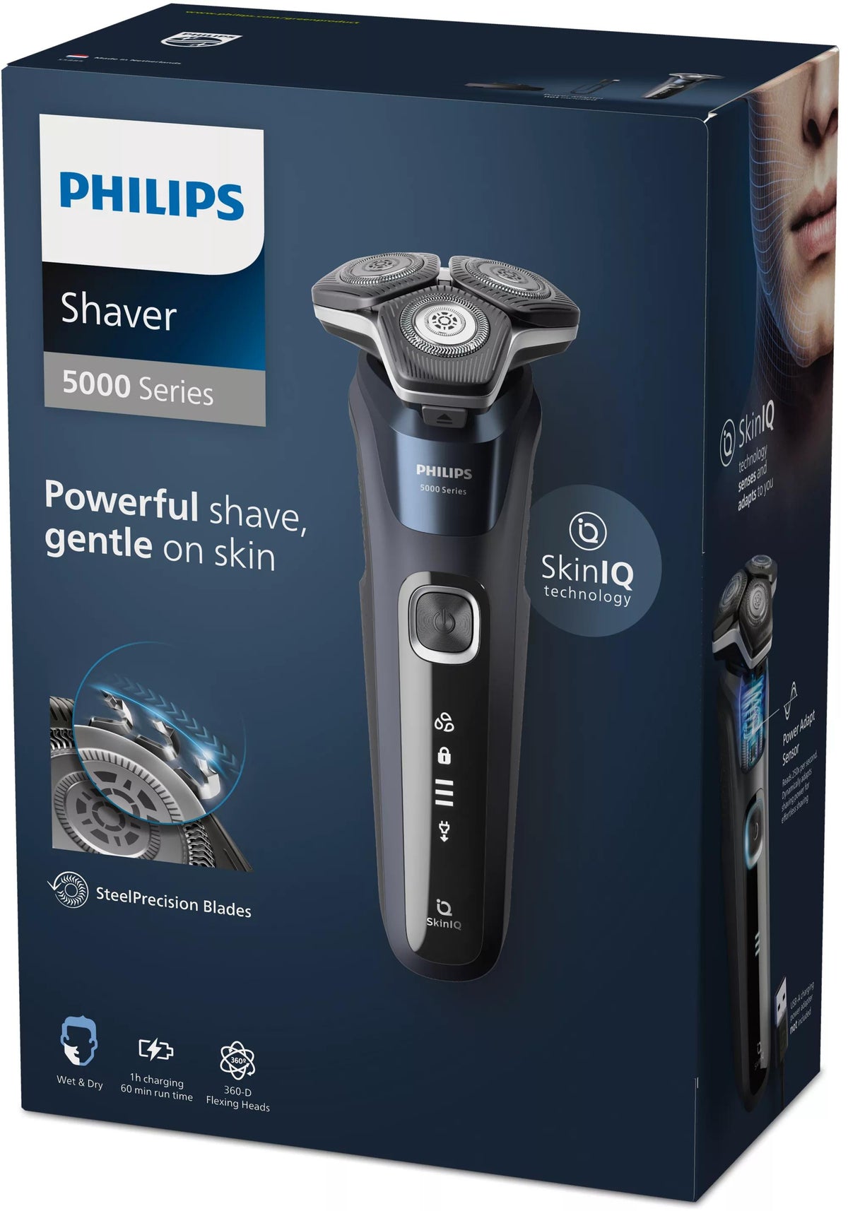 Máquina de Barbear Philips Série 5000 / S5885/25 azul Standard - imagem 7
