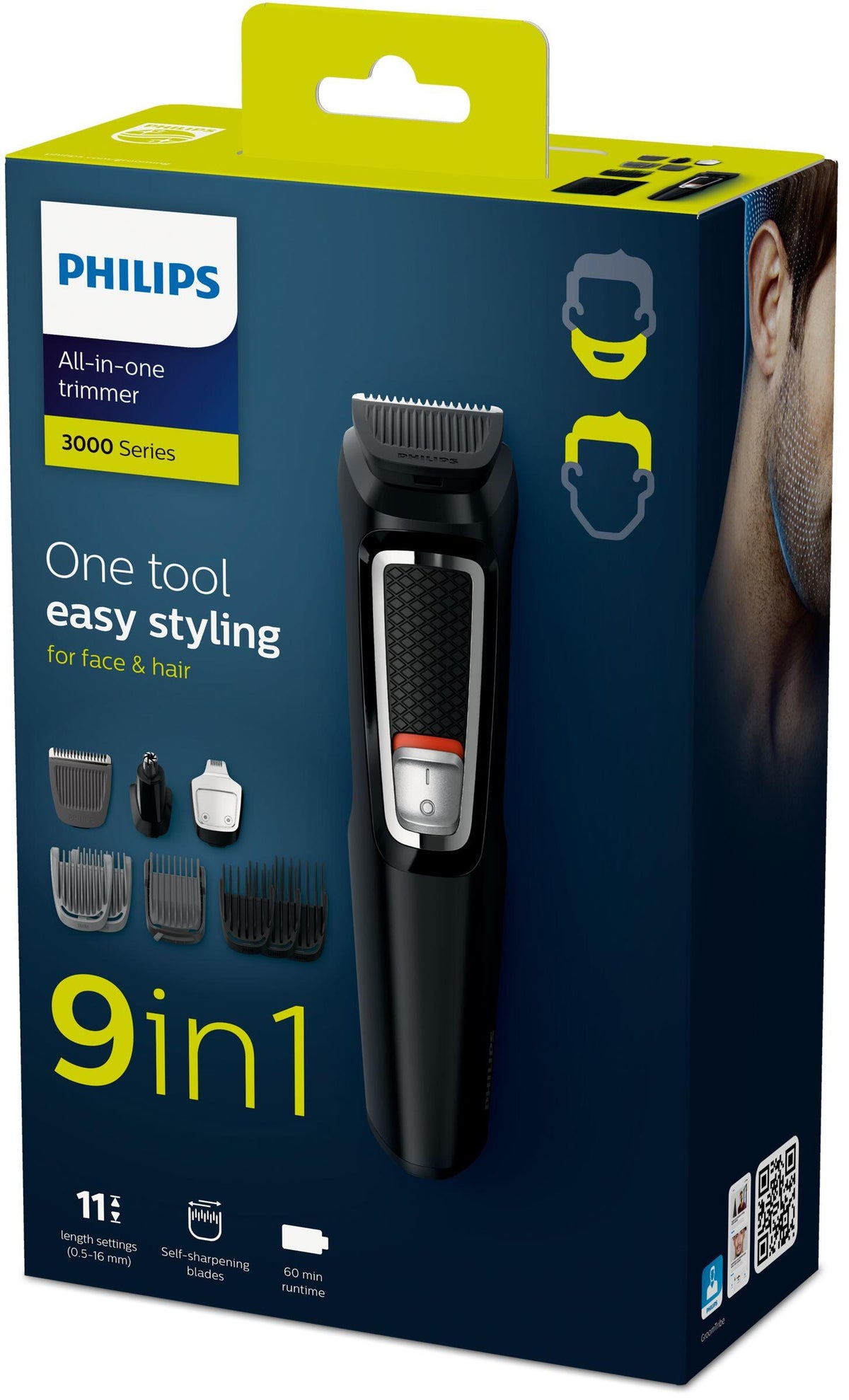 Máquina de Barbear Philips MG3740 / MG3740/15 preto - imagem 8