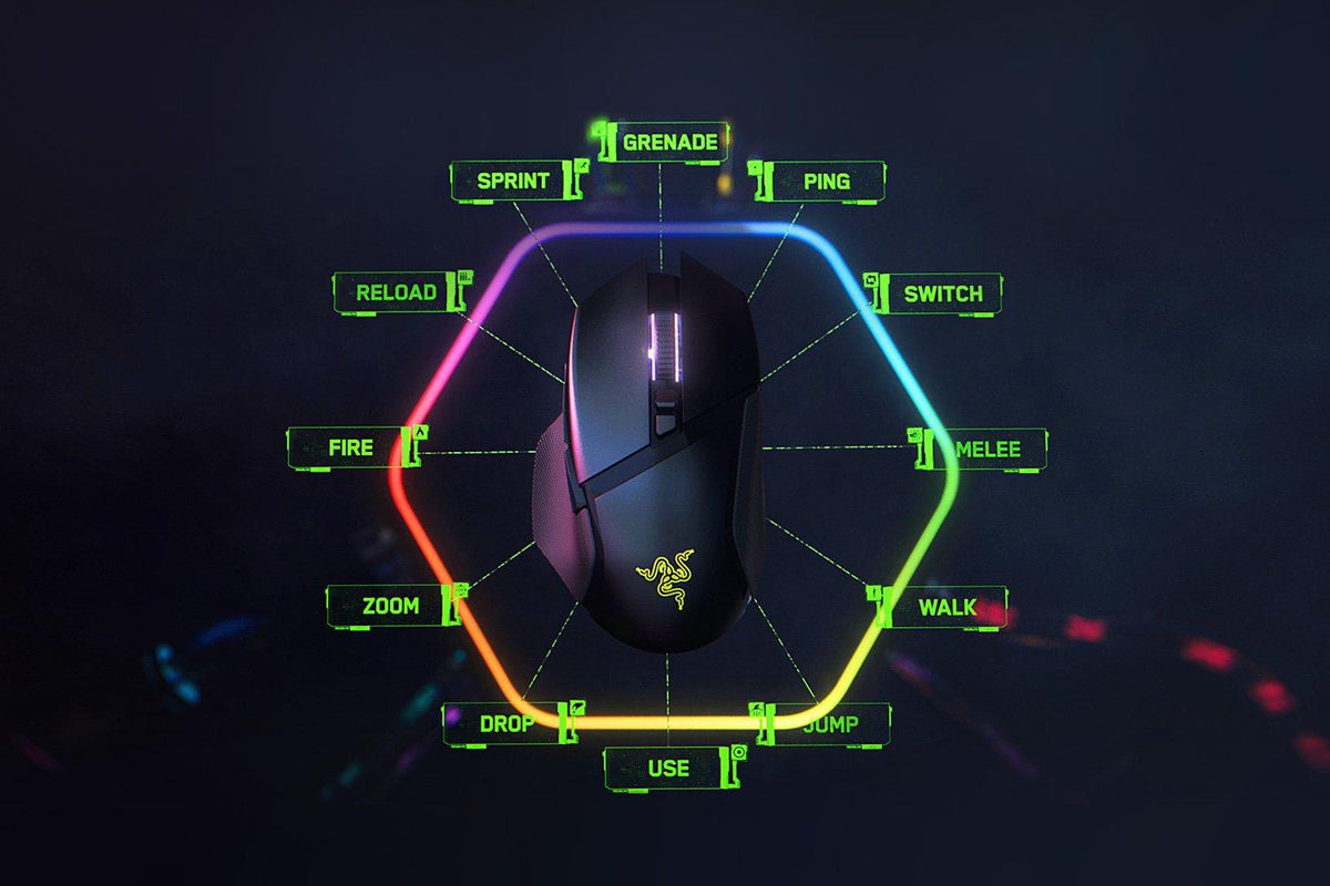 Rato Razer Basilisk V3 Pro / RZ01-04620100-R3G1 preto - imagem 8
