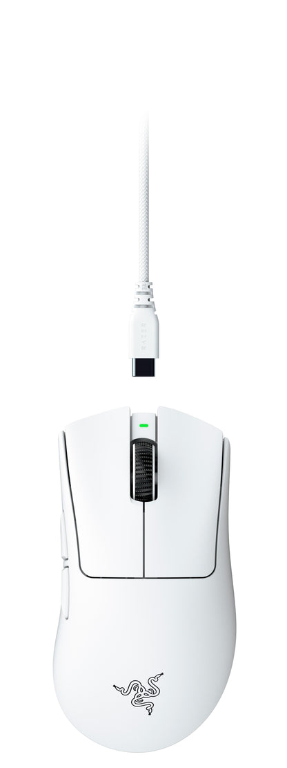 Rato Razer DeathAdder V4 Pro / RZ01-05330200-R3G1 branco Standard