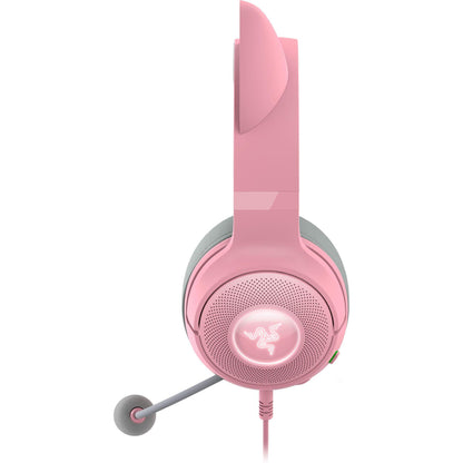 Auscultadores Razer Kraken Kitty V2 / RZ04-04730200-R3M1 Rosé - imagem 7