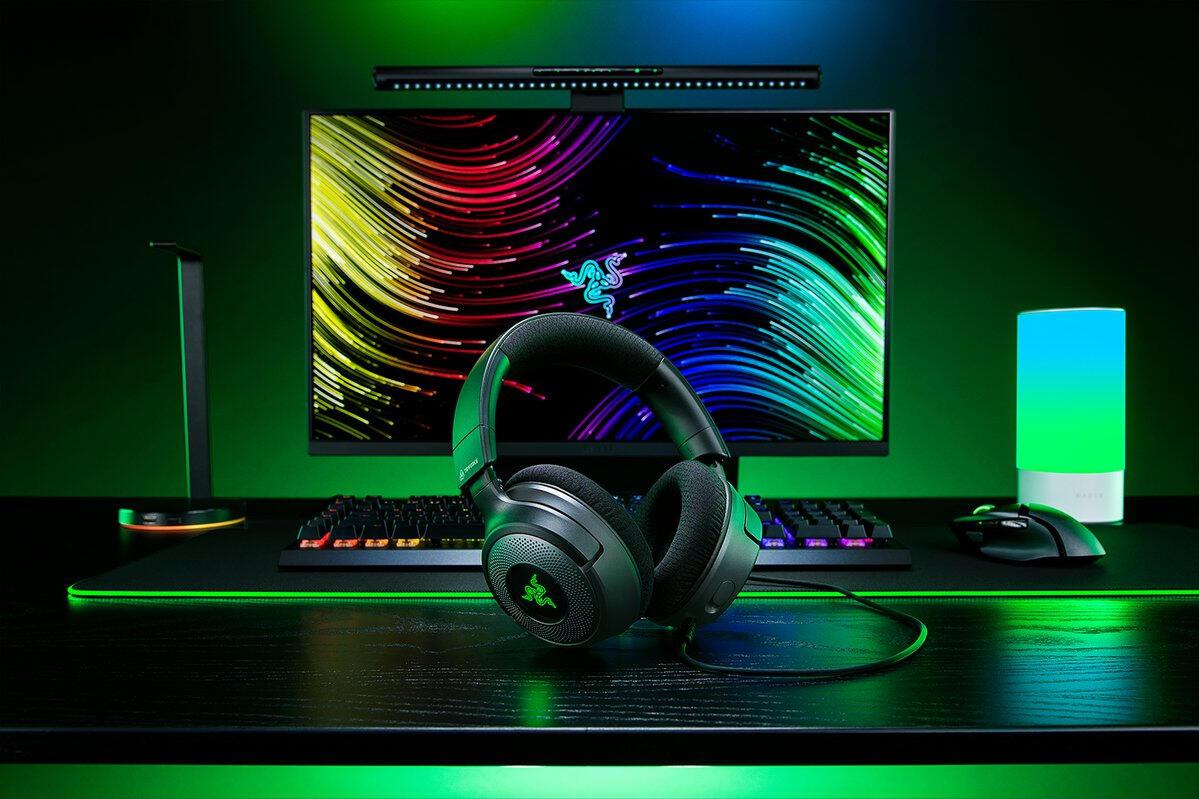Auscultadores Razer Kraken V4 X / RZ04-05180100-R3M1 preto - imagem 5