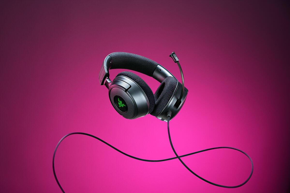 Auscultadores Razer Kraken V4 X / RZ04-05180100-R3M1 preto - imagem 8