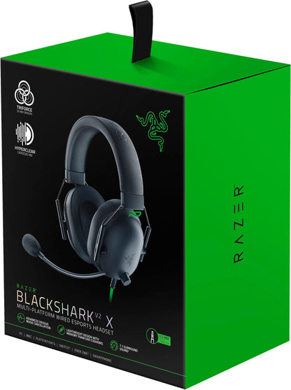 Auscultadores Razer BlackShark V2 X / RZ04-03240100-R3M1 preto, verde - imagem 7