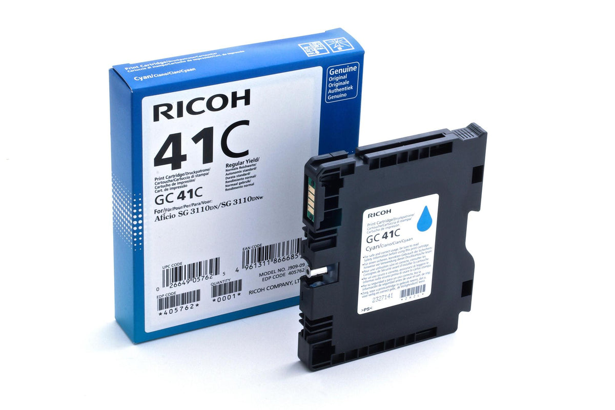 Ricoh Ink GC41C / 405762 Cyan Standard - imagem 2