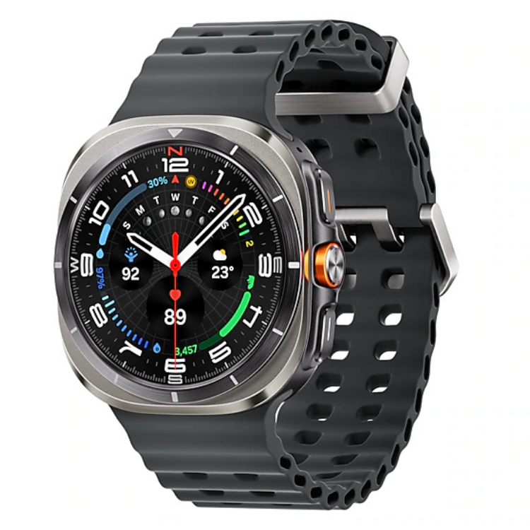 Smartwatch Samsung Galaxy Watch Ultra 2025 L705 GPS + LTE 47mm Prateado Titânio