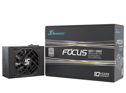 Fonte de Alimentação Seasonic Focus SPX-650 / FOCUS-SPX-650 preto