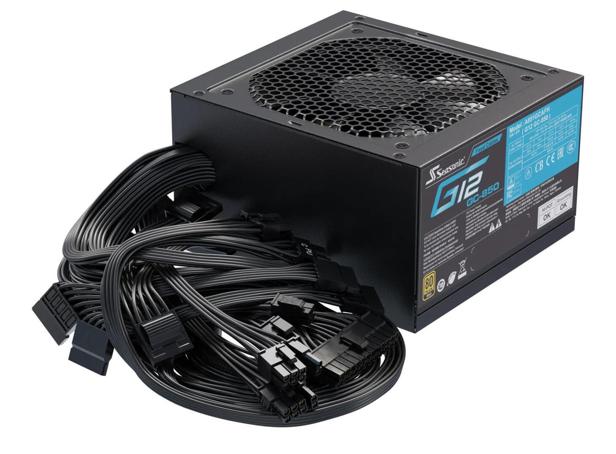 Fonte de Alimentação Seasonic G12 GC-850 / SSP-850RT2 preto - imagem 4