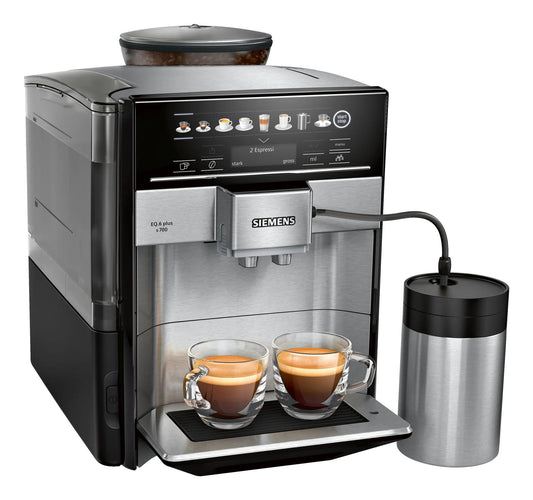 Máquina de Café Siemens EQ.6 plus s700 / TE657M03DE preto, stainless steel
