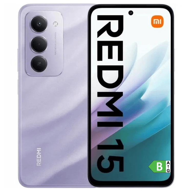 Xiaomi Redmi 15 6GB/128GB Dual Sim Roxo