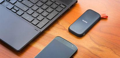 Disco SSD SanDisk External portátil 480GB / SDSSDE30-480G-G25 azul - imagem 7