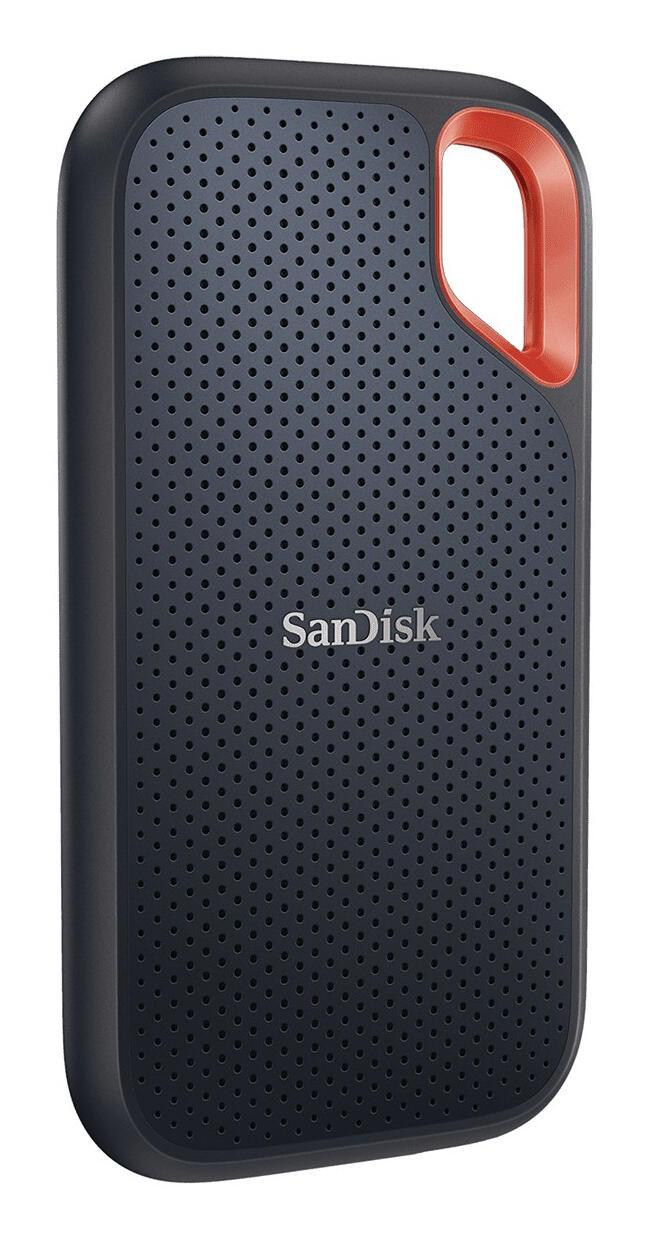 Disco SSD SanDisk External Extreme 2TB / SDSSDE61-2T00-G25 preto - imagem 2