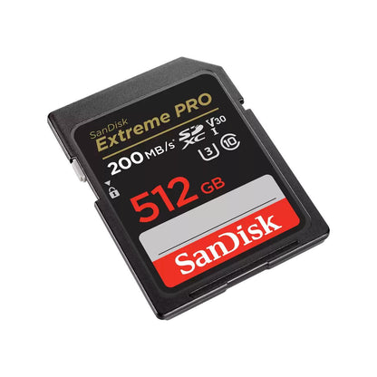 Cartão de Memória SanDisk Cartão SD Extreme Pro 512GB V30 / SDSDXXD-512G-GN4IN preto - imagem 2