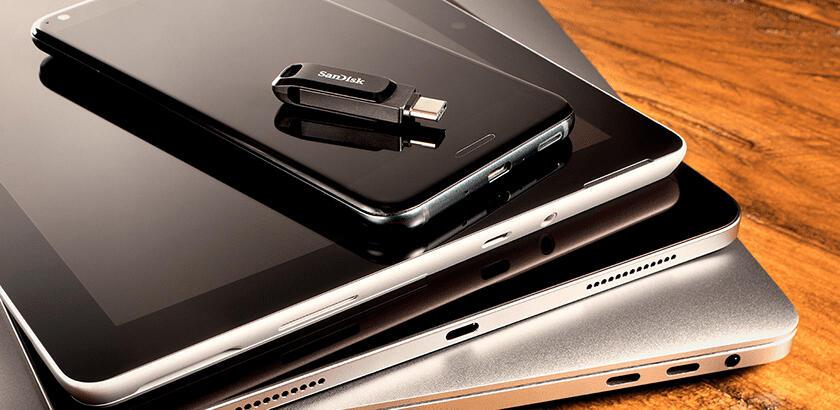 Pen USB SanDisk Ultra Dual Drive Go 256GB / SDDDC3-256G-G46 preto - imagem 10