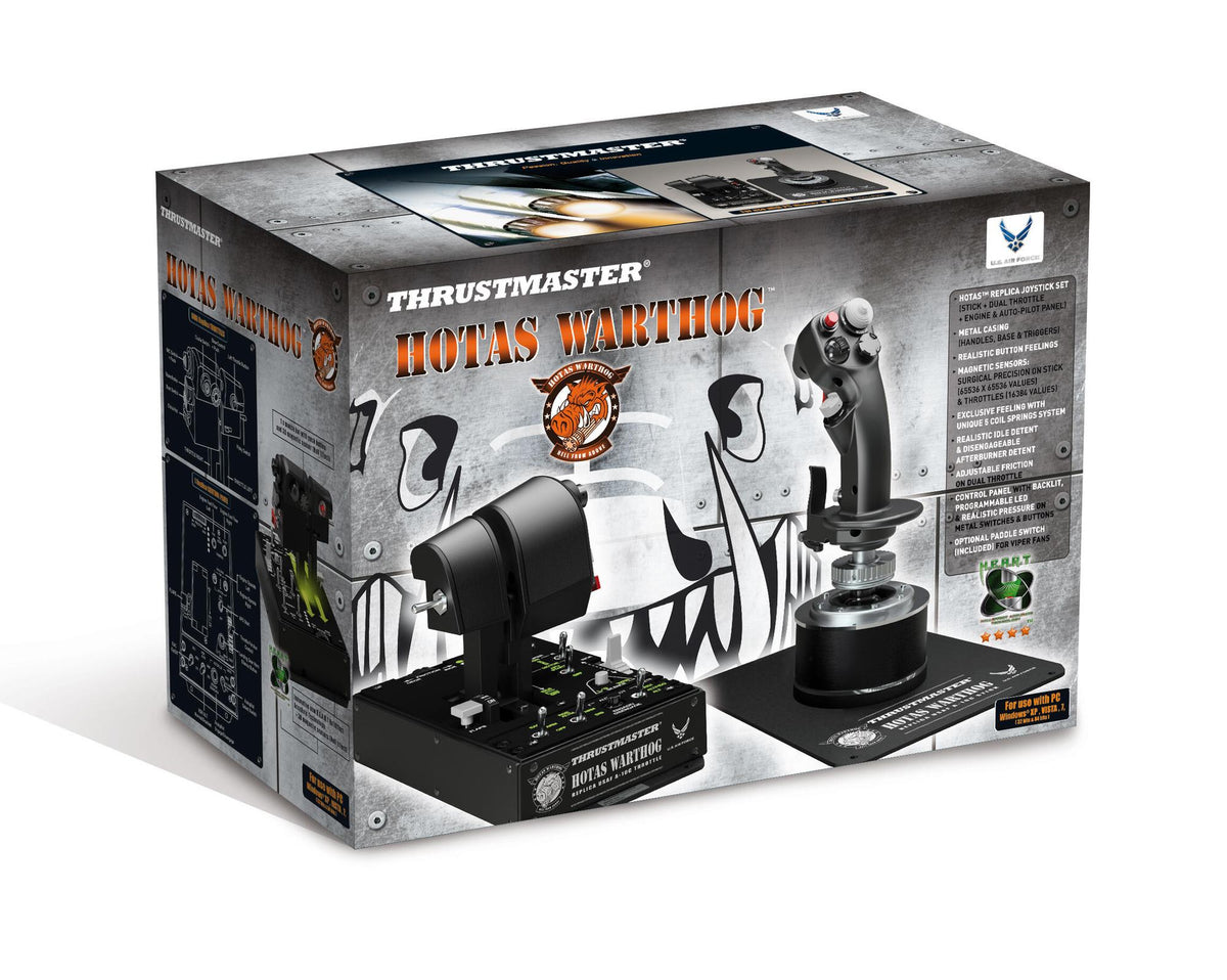 Comando de simulação de voo Thrustmaster Hotas Warthog / 2960720 preto - imagem 8