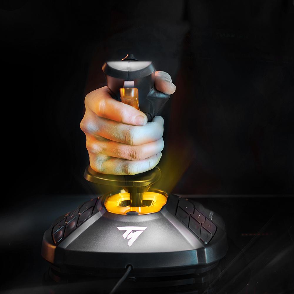 Comando de jogos Thrustmaster T.16000M FCS / 2960773 preto, orange - imagem 7