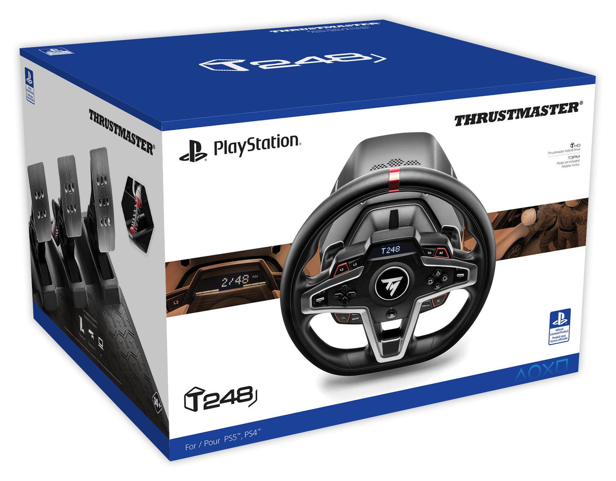Volante de jogos Thrustmaster T-248, Playstation / 4160783 preto - imagem 7