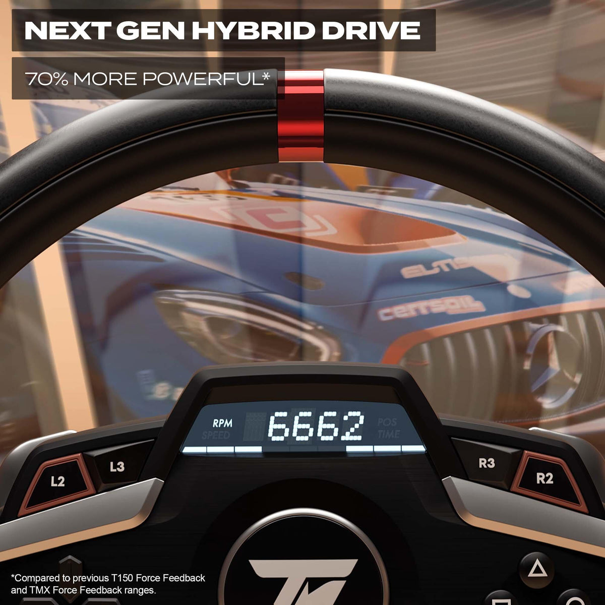 Volante de jogos Thrustmaster T-248, Playstation / 4160783 preto - imagem 10