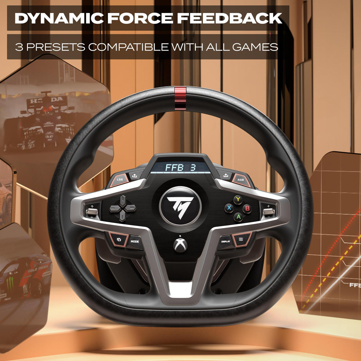Volante de jogos Thrustmaster T-248, Xbox / 4460182 preto - imagem 8