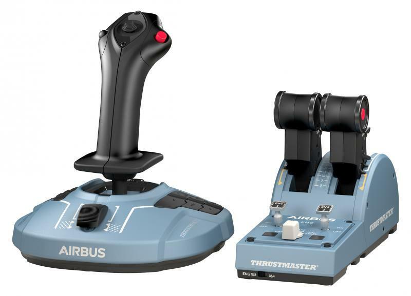 Comando de simulação de voo Thrustmaster TCA Officer Pack Airbus Editio / 2960842 preto, azul - imagem 5