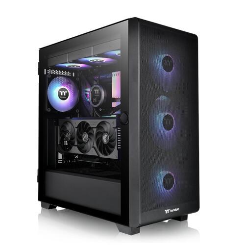 Caixa de Computador Thermaltake S250 TG ARGB / CA-1Y6-00M1WN-00 preto - imagem 2
