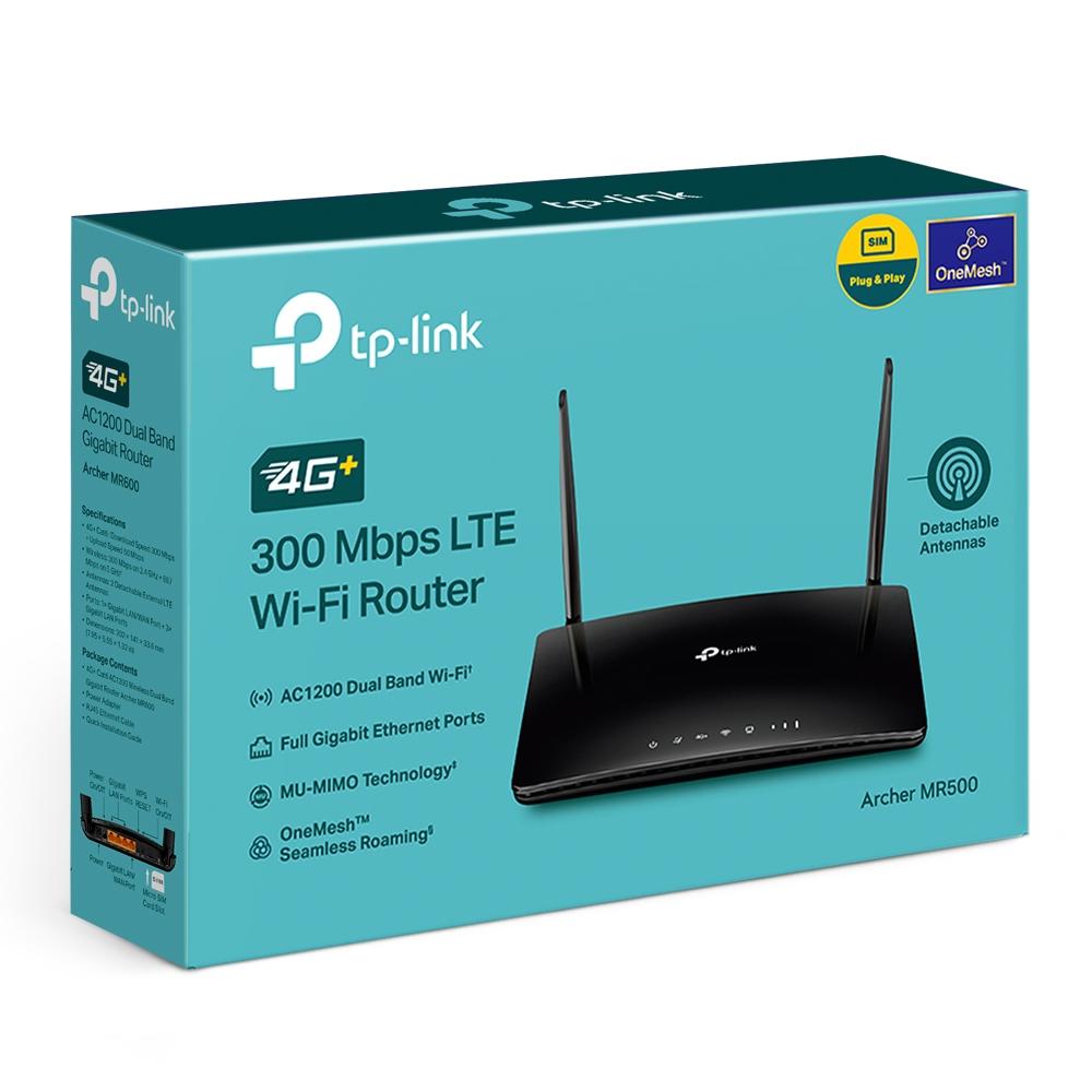 Router TP-Link MR500 / ARCHER MR500_V1 preto - imagem 10