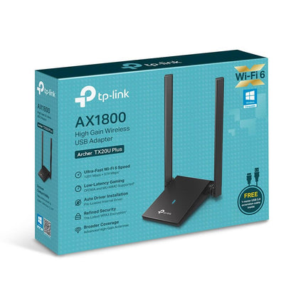 Adaptador de Rede TP-Link USB WLAN antenna TX20U Plus / ARCHER TX20U PLUS preto - imagem 12