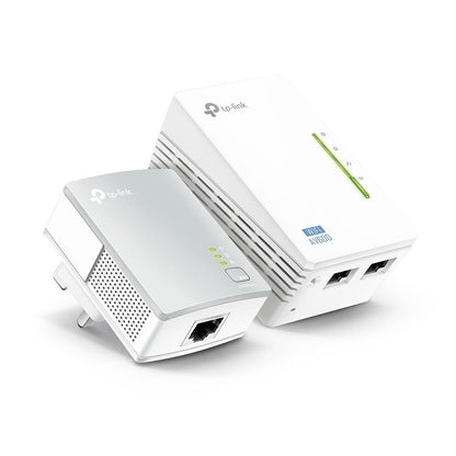 Adaptador de Rede TP-Link Powerline station TL-WPA4220 Kit / TL-WPA4220 KIT branco Multipack - imagem 7