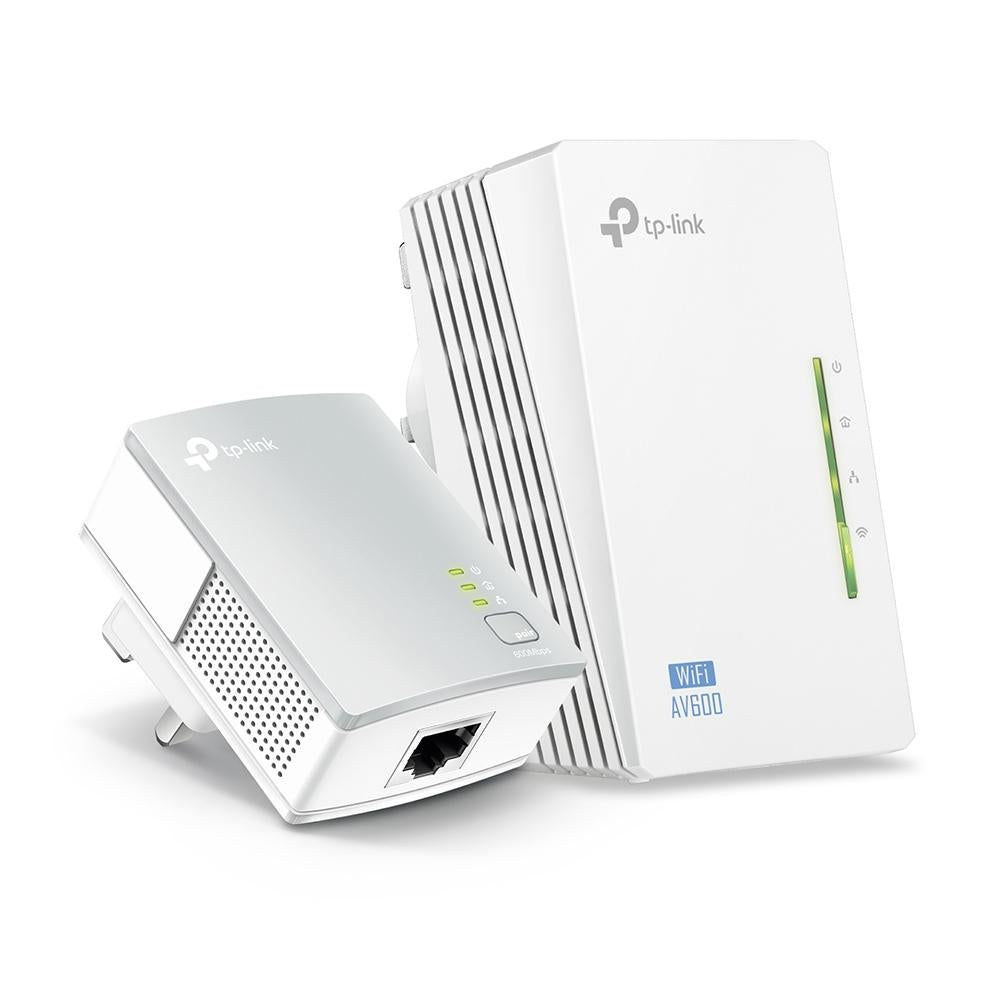 Adaptador de Rede TP-Link Powerline station TL-WPA4220 Kit / TL-WPA4220 KIT branco Multipack - imagem 8