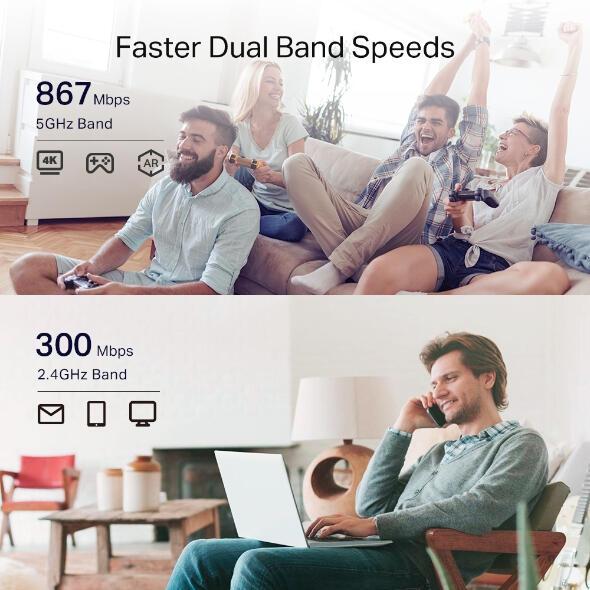 Sistema Mesh Wi-Fi TP-Link RE335 / RE335(DE) branco - imagem 13