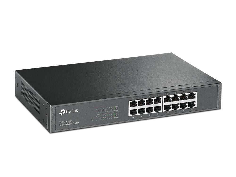 Switch de Rede TP-Link TL-SG1016D / TL-SG1016D preto - imagem 5