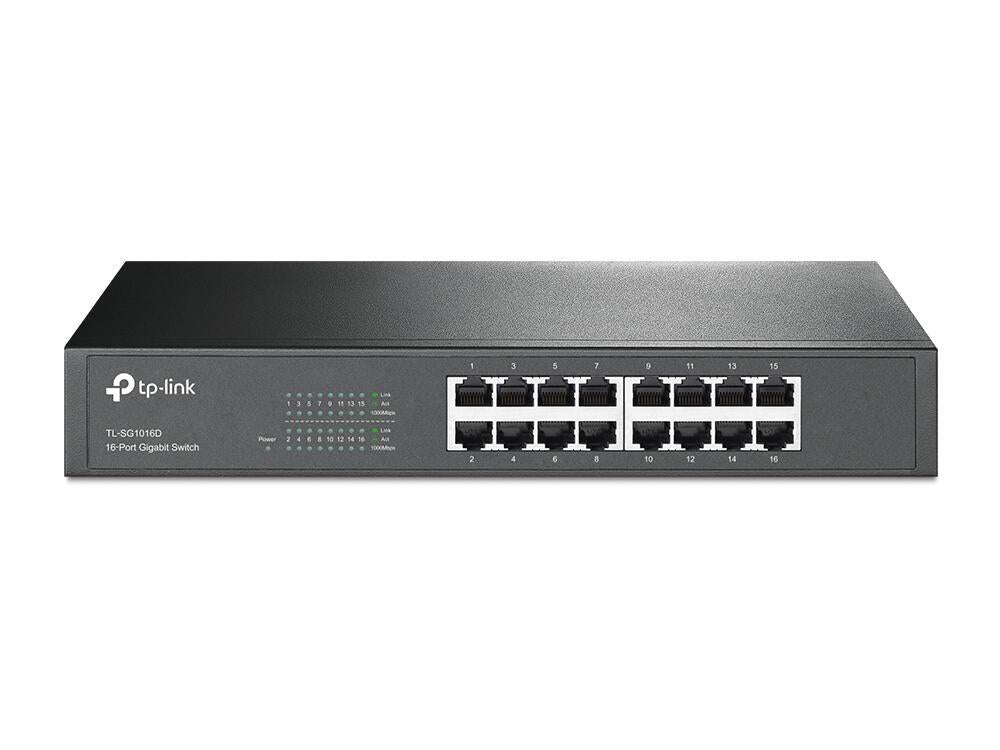 Switch de Rede TP-Link TL-SG1016D / TL-SG1016D preto - imagem 7