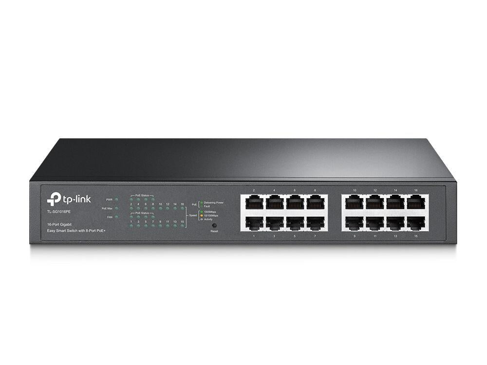 Switch de Rede TP-Link TL-SG1016PE / TL-SG1016PE preto - imagem 5