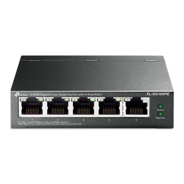 Switch de Rede TP-Link TL-SG105PE / TL-SG105PE preto - imagem 4