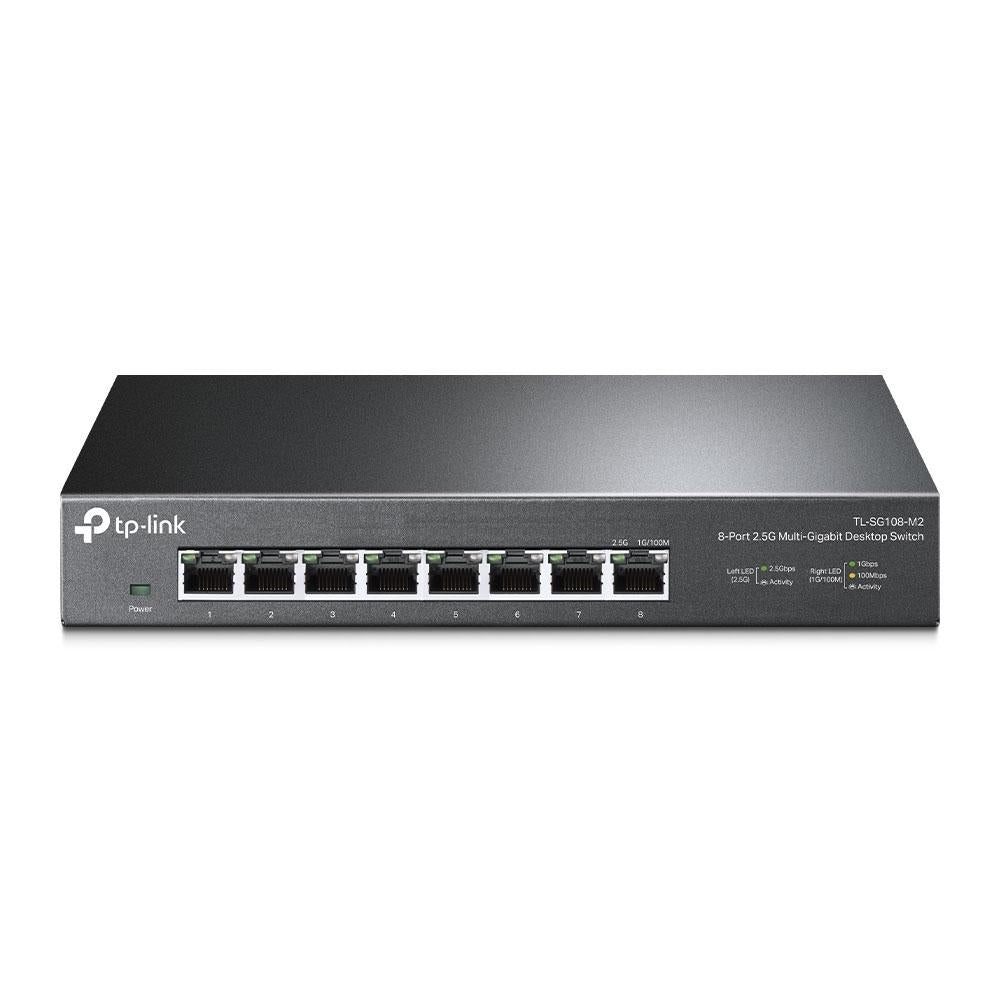 Switch de Rede TP-Link TL-SG108-M2 / TL-SG108-M2 preto - imagem 5