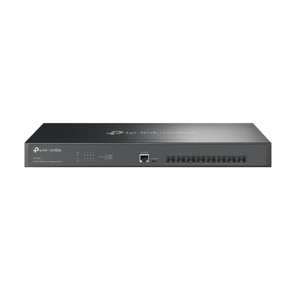 Switch de Rede TP-Link TL-SX3008F / TL-SX3008F preto - imagem 2