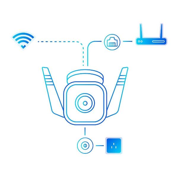 Câmara de Vigilância TP-Link TC65 / TC65 branco - imagem 7