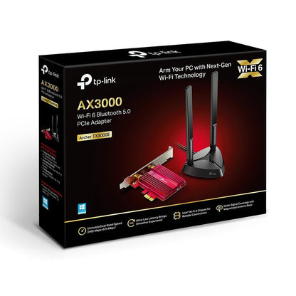 Adaptador de Rede TP-Link TX3000E / ARCHER TX3000E preto, vermelho - imagem 7