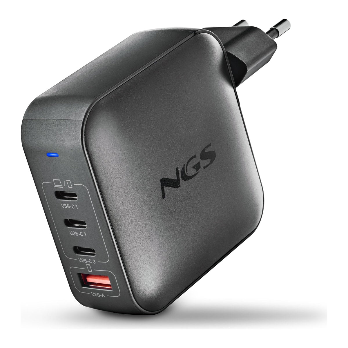 Carregador de portátil GaN NGS BUD 165W/ 165W/ Auto/ Voltagem 5-21V