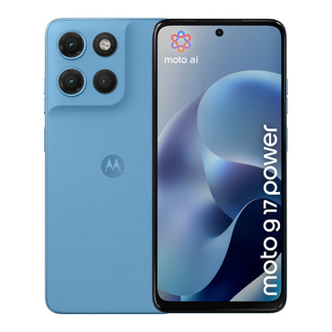 Smartphone Motorola Moto G17 Potência 4GB/ 256GB/ 6,72"/ Azul Claro