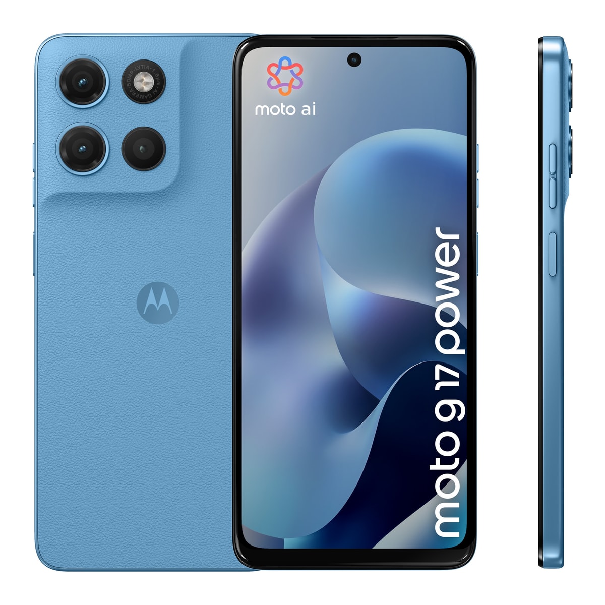 Smartphone Motorola Moto G17 Potência 4GB/ 256GB/ 6,72"/ Azul Claro