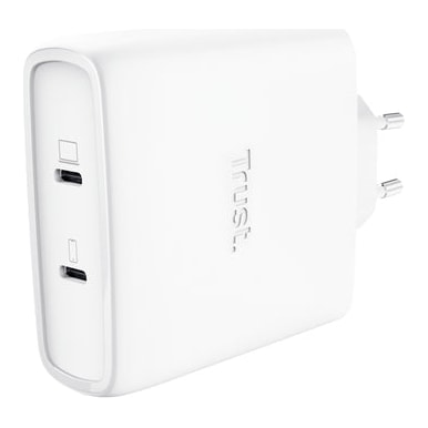 Trust Maxo 100W/ 2xUSB carregador USB Tipo-C / Inclui cabo Tipo-C / 100W