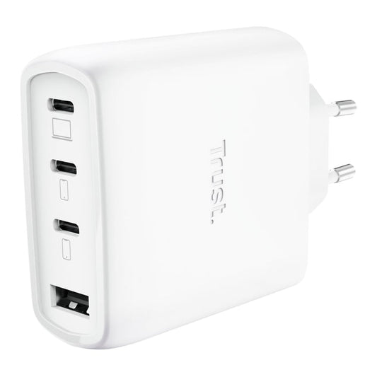 Trust Maxo 65W 26068/ 3xUSB Tipo C/ 1xUSB/ carregador GaN pared inclui USB cabo Tipo-C/ 65W