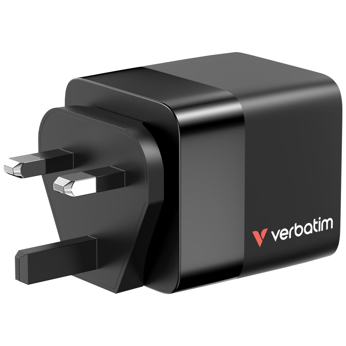 Carregador Verbatim 65W 2 portas com cabo retrátil / 32217 preto - imagem 15